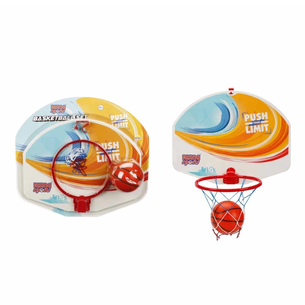 Rising Sports Basketbol Potası: 10 cm Top Dahil Pratik Kurulumlu Çocuk Pota Seti - Roket Oyuncak