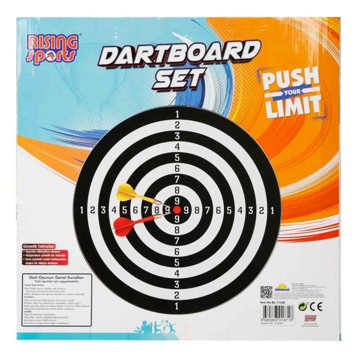 Rising Sports Dart Oyun Seti 41,5 Cm - Roket Oyuncak