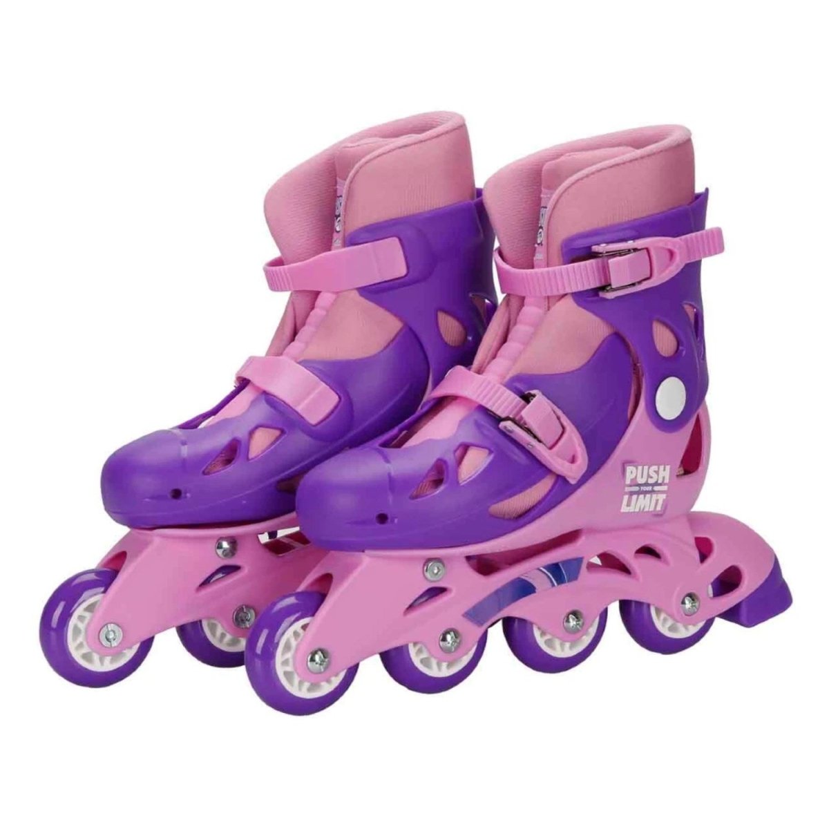 Rising Sports Inline 4 Teker Paten Pembe Renkli, 34 - 37 Numara Ayarlanabilir, Ergonomik Tasarımlı ve Yüksek Performanslı Çocuk Pateni - Roket Oyuncak