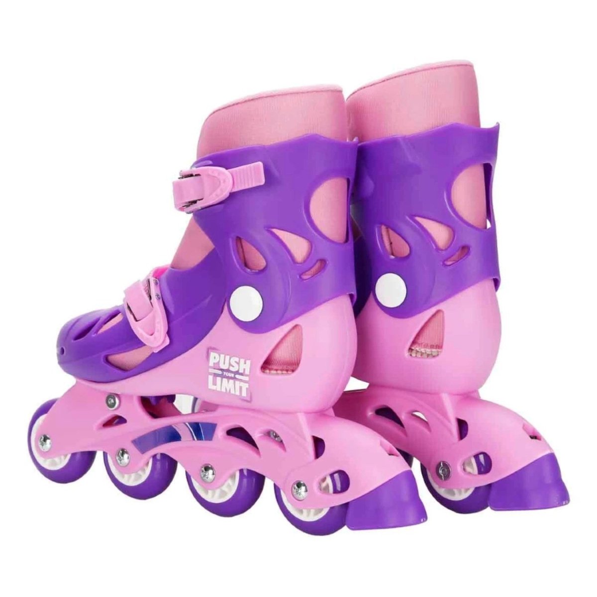 Rising Sports Inline 4 Teker Paten Pembe Renkli, 34 - 37 Numara Ayarlanabilir, Ergonomik Tasarımlı ve Yüksek Performanslı Çocuk Pateni - Roket Oyuncak