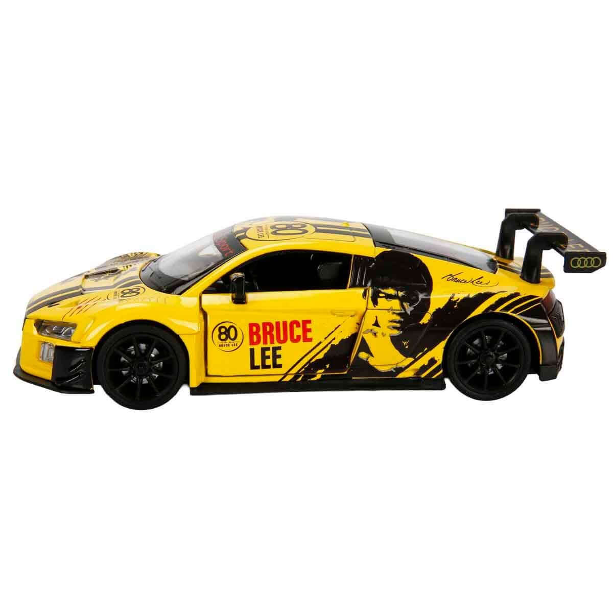 RMZ Hobby Sesli ve Işıklı Model Araba Bruce Lee Audi LMS Sarı - Roket Oyuncak