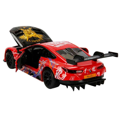 RMZ Hobby Sesli ve Işıklı Model Araba Bruce Lee Bmw M8 GTE Kırmızı - Roket Oyuncak