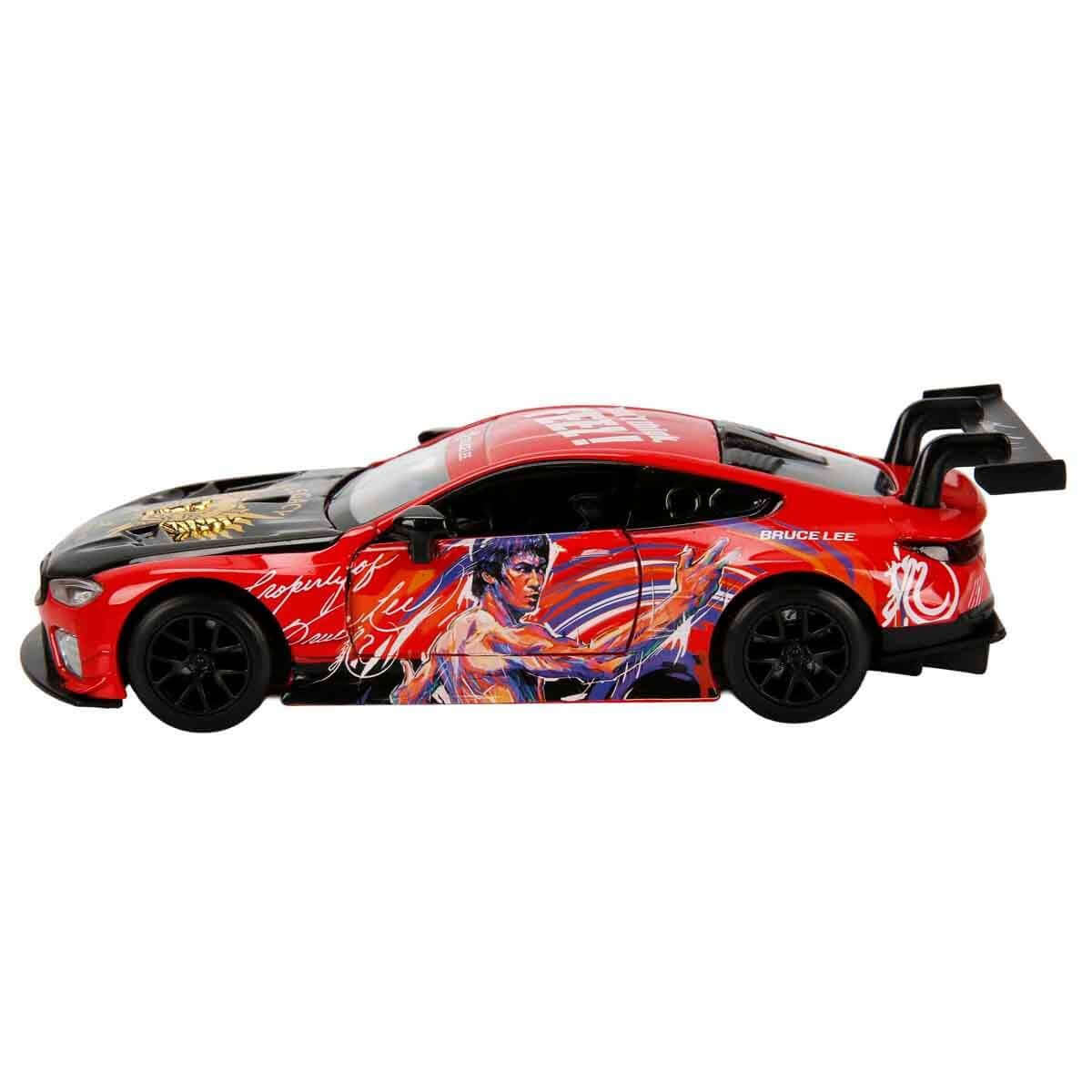 RMZ Hobby Sesli ve Işıklı Model Araba Bruce Lee Bmw M8 GTE Kırmızı - Roket Oyuncak