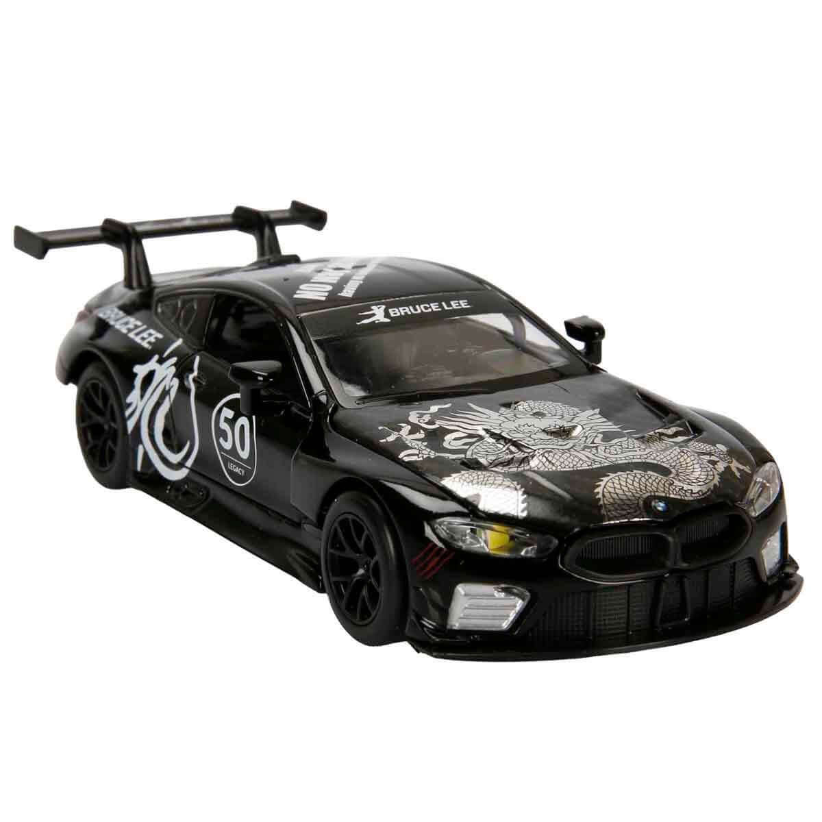 RMZ Hobby Sesli ve Işıklı Model Araba Bruce Lee Bmw M8 GTE Siyah - Roket Oyuncak