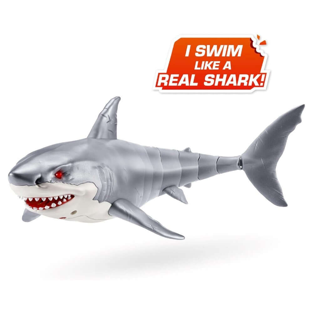 Robo Alive Yüzen Işıklı Robot Köpek Balığı 37 Cm RBV01000 - Roket Oyuncak