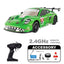 SDX 1:12 4WD Uzaktan Kumandalı Drift Arabası 30 Km/H Işıklı ve Şarjlı 2.4 GHz RC Araba Yeşil Model - Roket Oyuncak