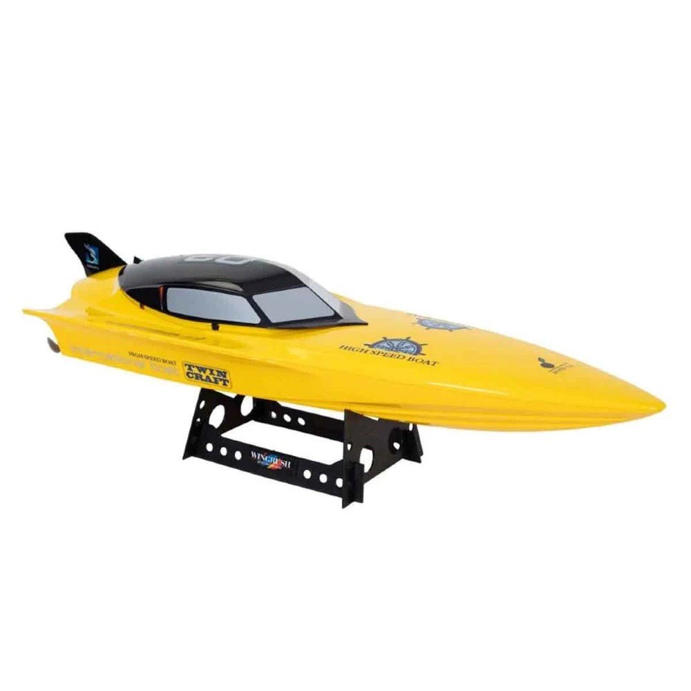 Seawing Cruel Uzaktan Kumandalı Sürat Teknesi 74 cm 2.4 Ghz 15 km/s USB Şarjlı 70 Cm Sarı - Roket Oyuncak