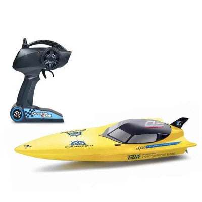 Seawing Cruel Uzaktan Kumandalı Sürat Teknesi 74 cm 2.4 Ghz 15 km/s USB Şarjlı 70 Cm Sarı - Roket Oyuncak