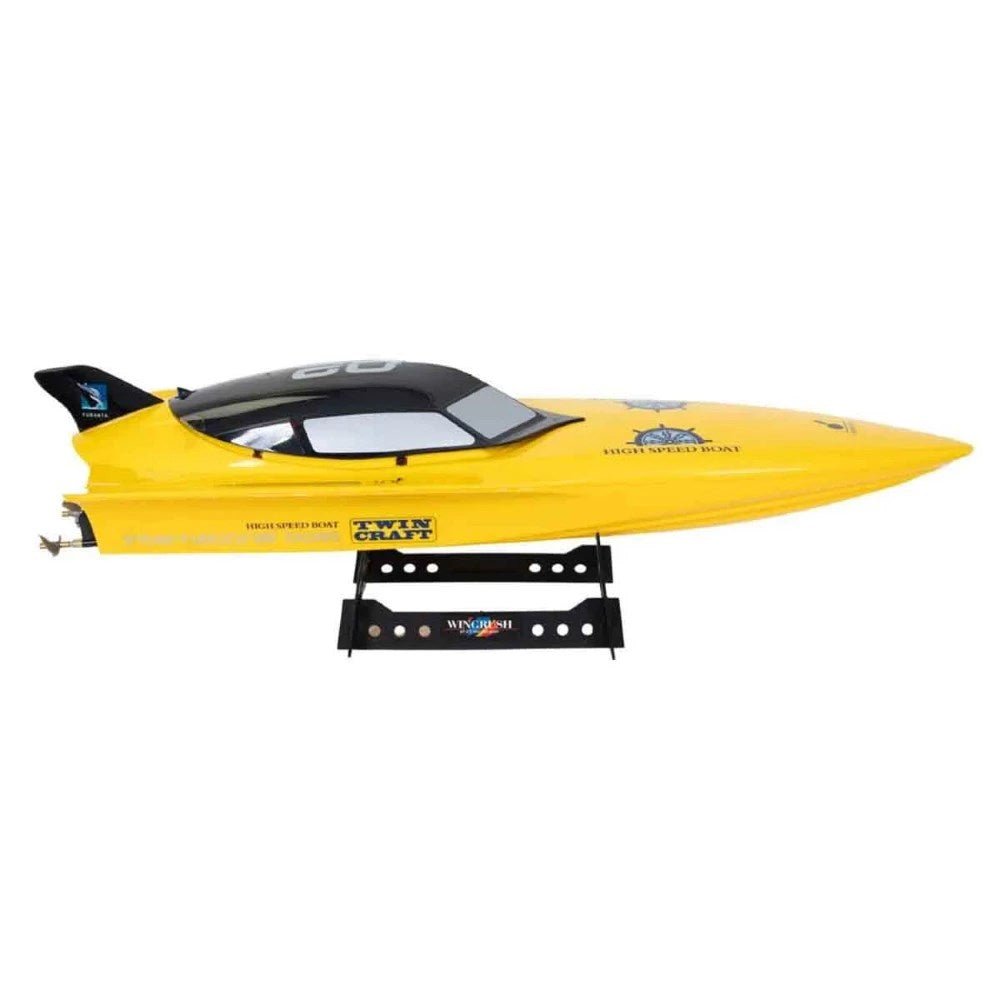 Seawing Cruel Uzaktan Kumandalı Sürat Teknesi 74 cm 2.4 Ghz 15 km/s USB Şarjlı 70 Cm Sarı - Roket Oyuncak