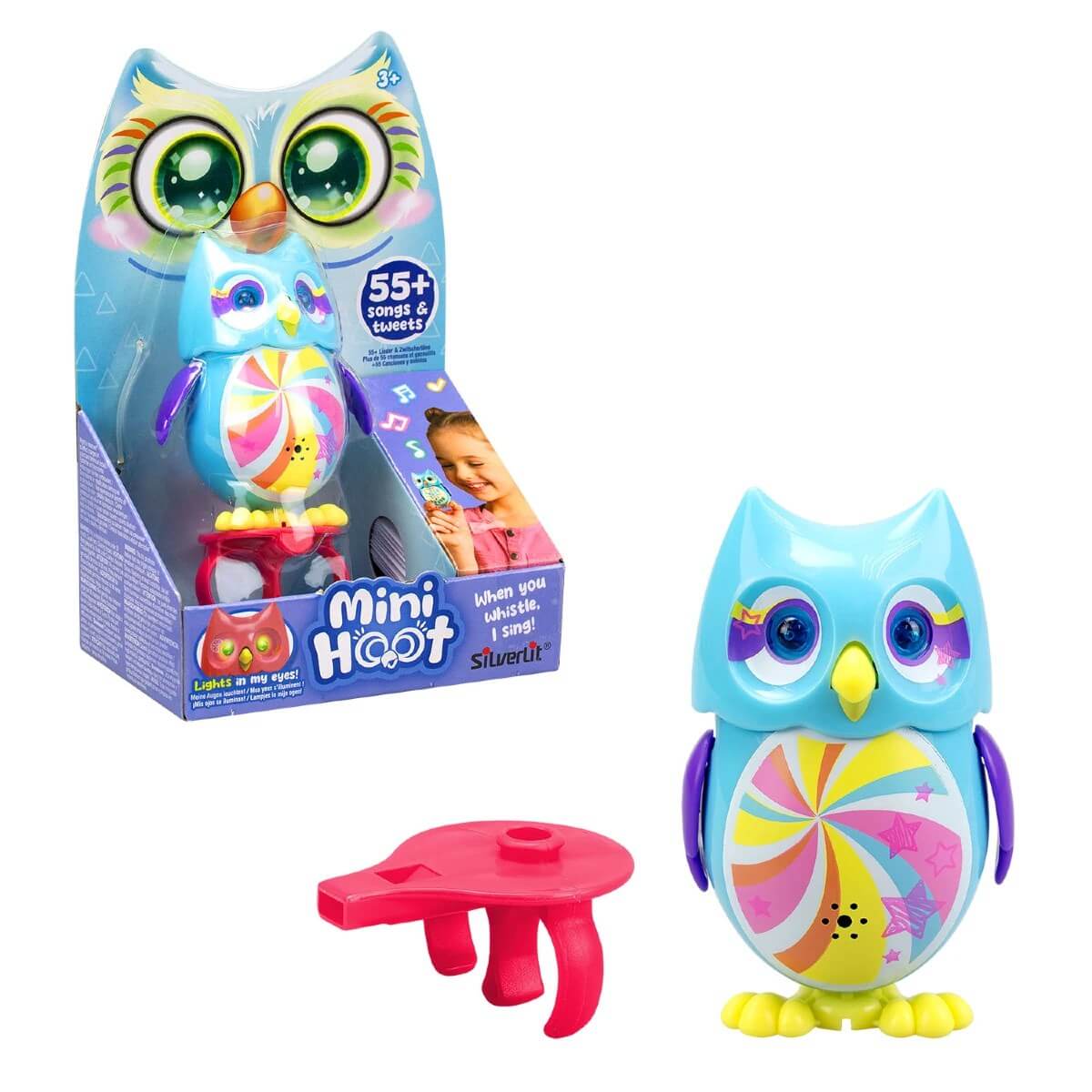 Silverlit Mini Hoot Şarkı Söyleyen Sevimli Baykuş Mavi - Roket Oyuncak