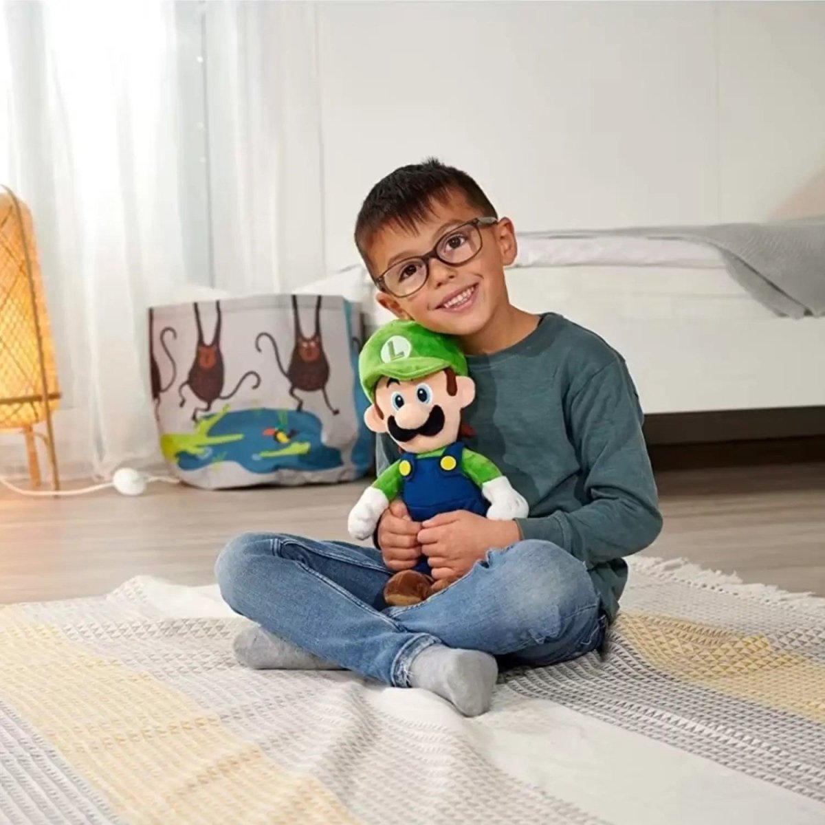 Simba Super Mario Luigi Peluş Figürü 30 Cm 109231011 - Roket Oyuncak