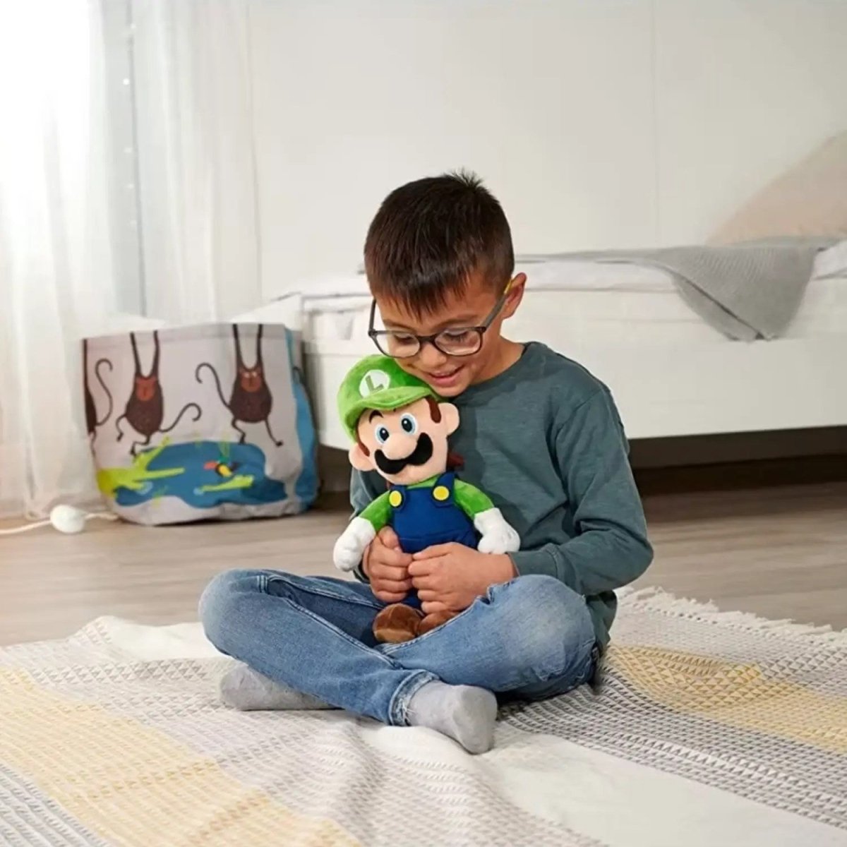 Simba Super Mario Luigi Peluş Figürü 30 Cm 109231011 - Roket Oyuncak