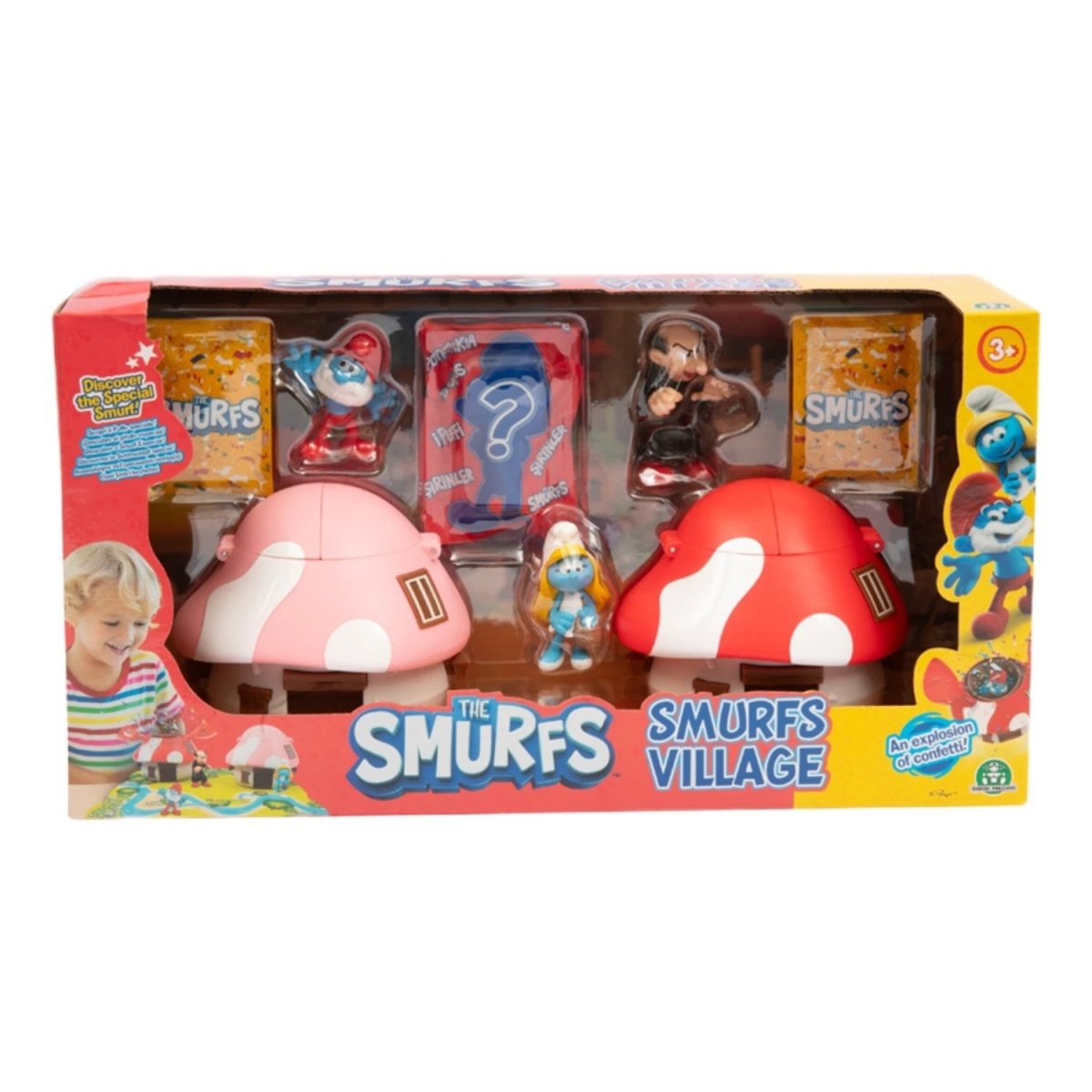 Şirinler Köyü Oyun Seti PUF49000 Gargamel Şirin Baba Şirine - Roket Oyuncak