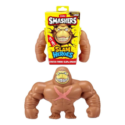 Smashers Slam Heroes Esneyen Figür Brown Gorilla - Roket Oyuncak