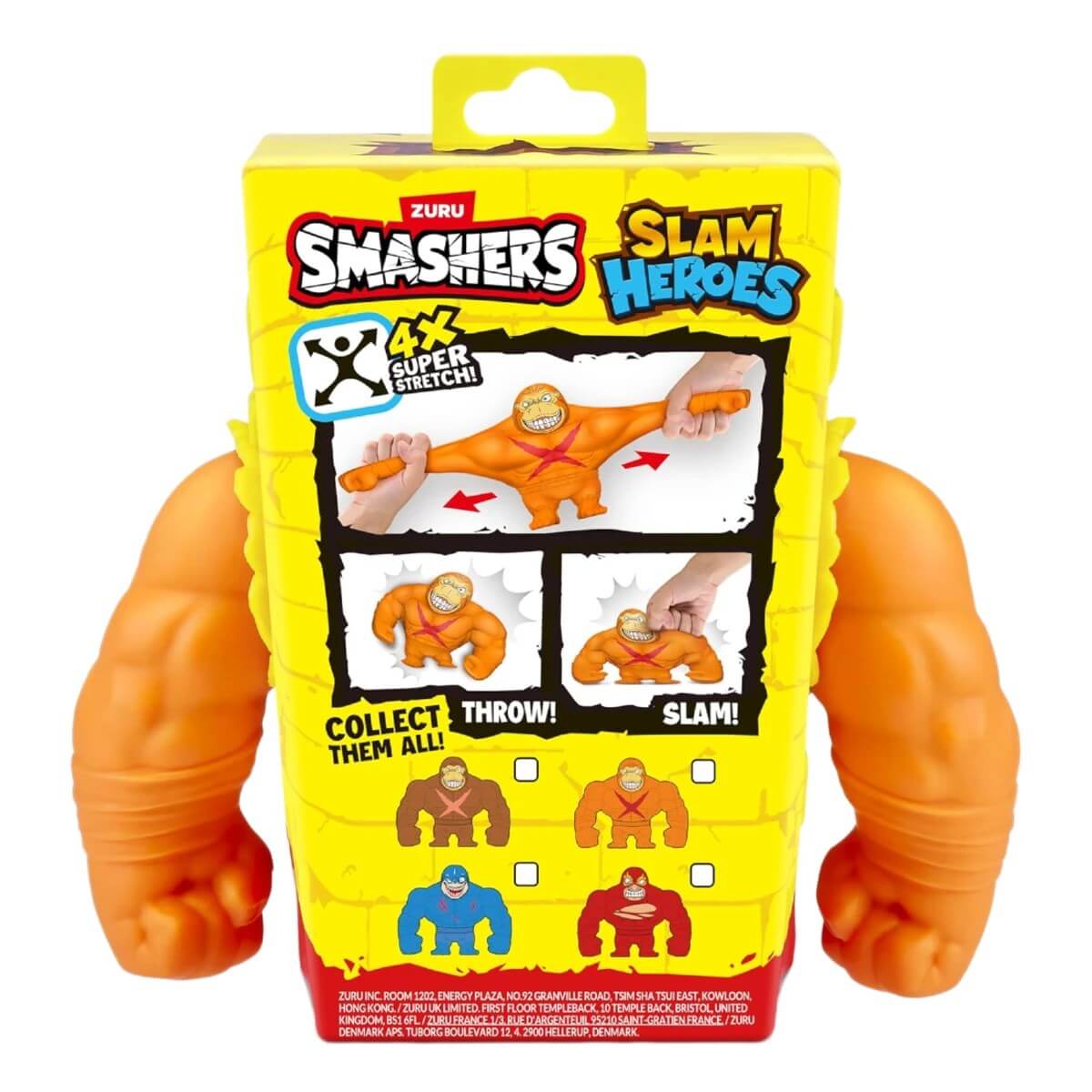 Smashers Slam Heroes Esneyen Figür Orange Gorilla - Roket Oyuncak