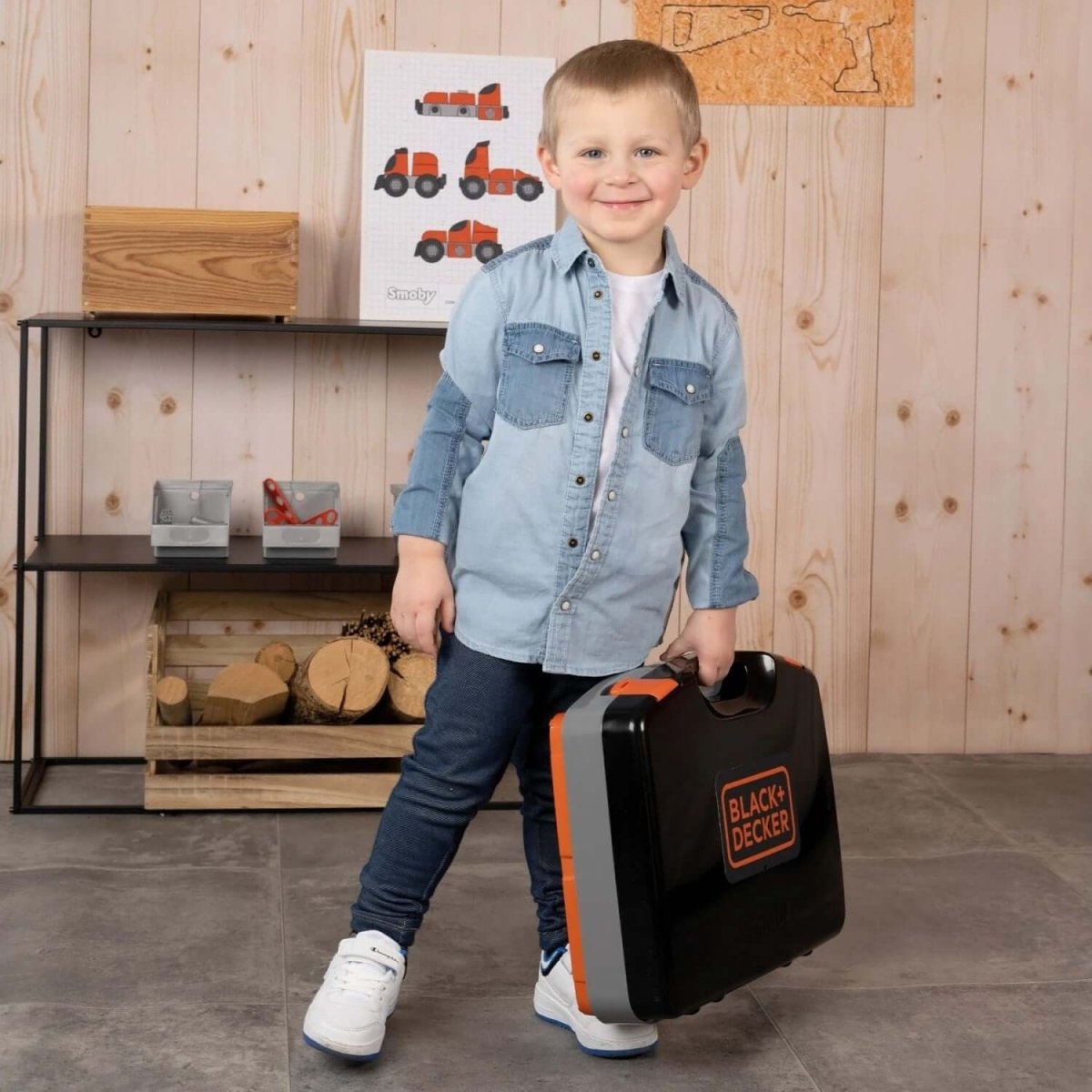 Smoby Black + Decker Bricolo Akıllı Çalışma Tezgahı - Roket Oyuncak