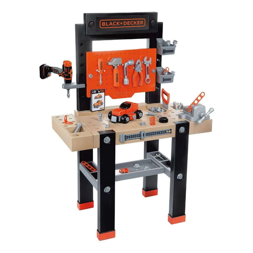 Smoby Black & Decker Bricolo Çalışma Tamir Tezgahı - Roket Oyuncak