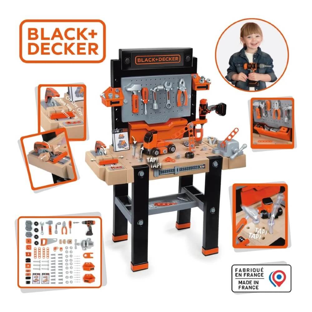 Smoby Black & Decker Brıcolo Ultımate Çalışma Tamir Tezgahı - Roket Oyuncak