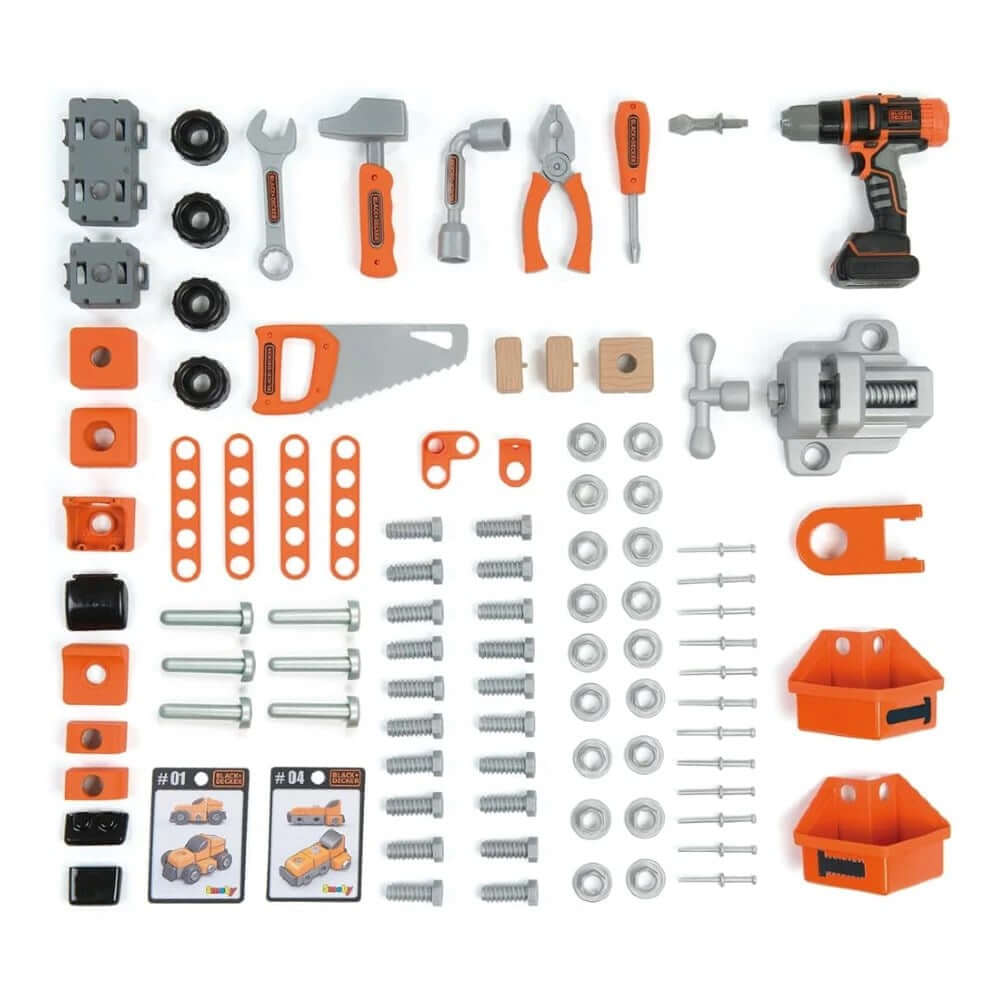 Smoby Black & Decker Brıcolo Ultımate Çalışma Tamir Tezgahı - Roket Oyuncak
