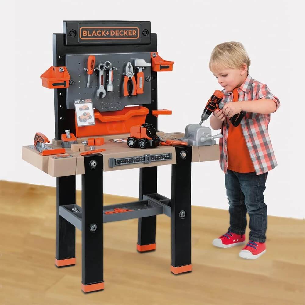 Smoby Black & Decker Brıcolo Ultımate Çalışma Tamir Tezgahı - Roket Oyuncak