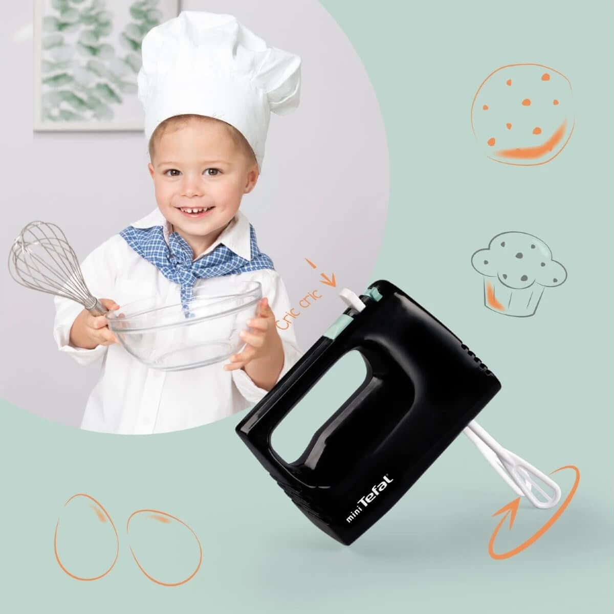 Smoby Tefal Oyuncak Çırpıcı El Mikseri - Roket Oyuncak