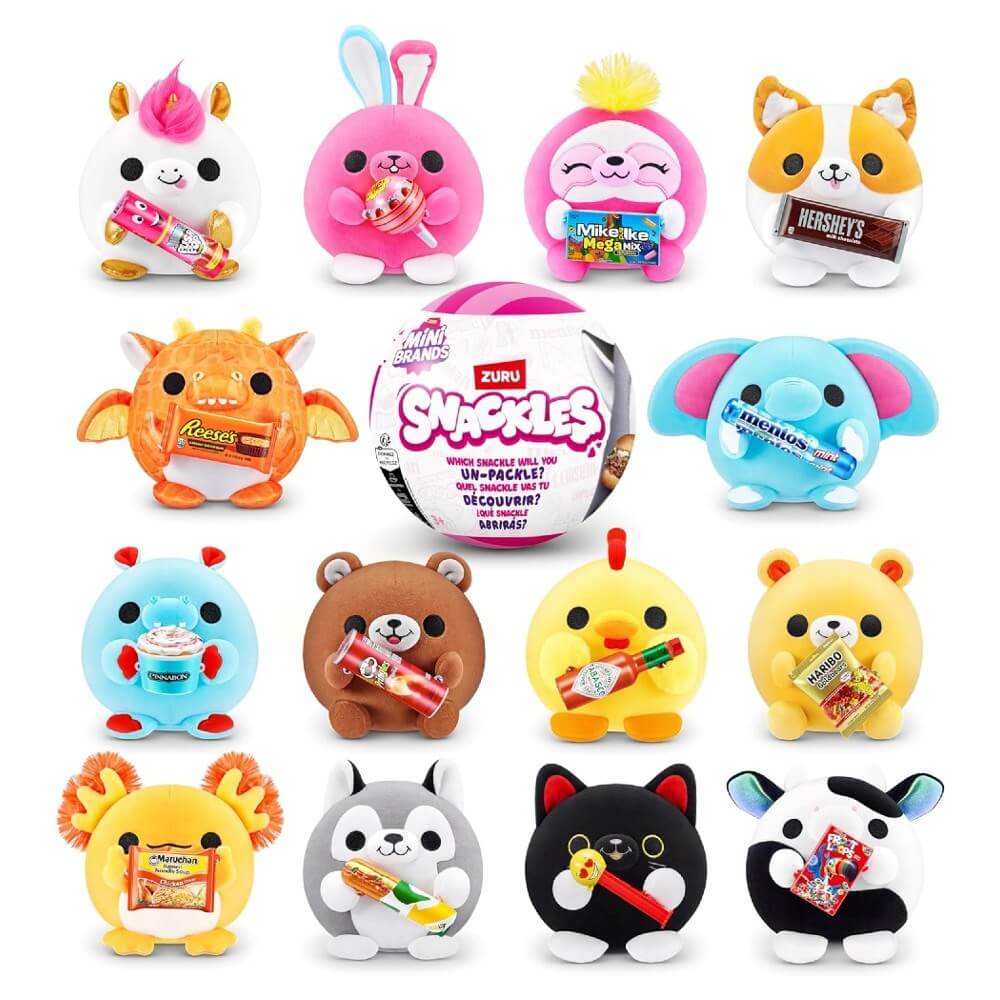 Snackles Aburcubur Sürpriz 12 Cm Peluş - Roket Oyuncak