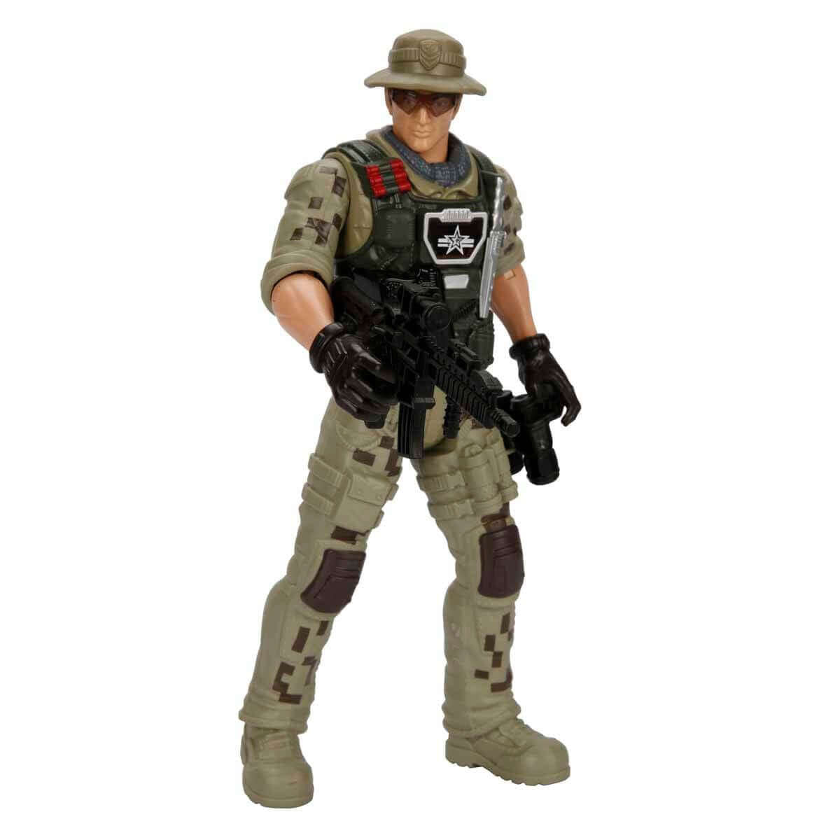 Soldier Force Asker Figür 32 Cm Şapkalı Asker - Roket Oyuncak