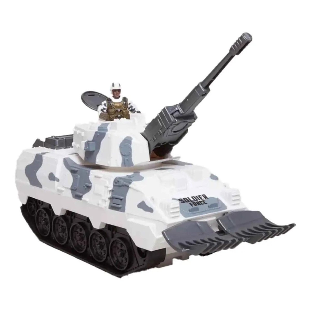 Soldier Force Desert Tank: Sesli ve Işıklı Askeri Oyun Seti (38 cm) - Roket Oyuncak