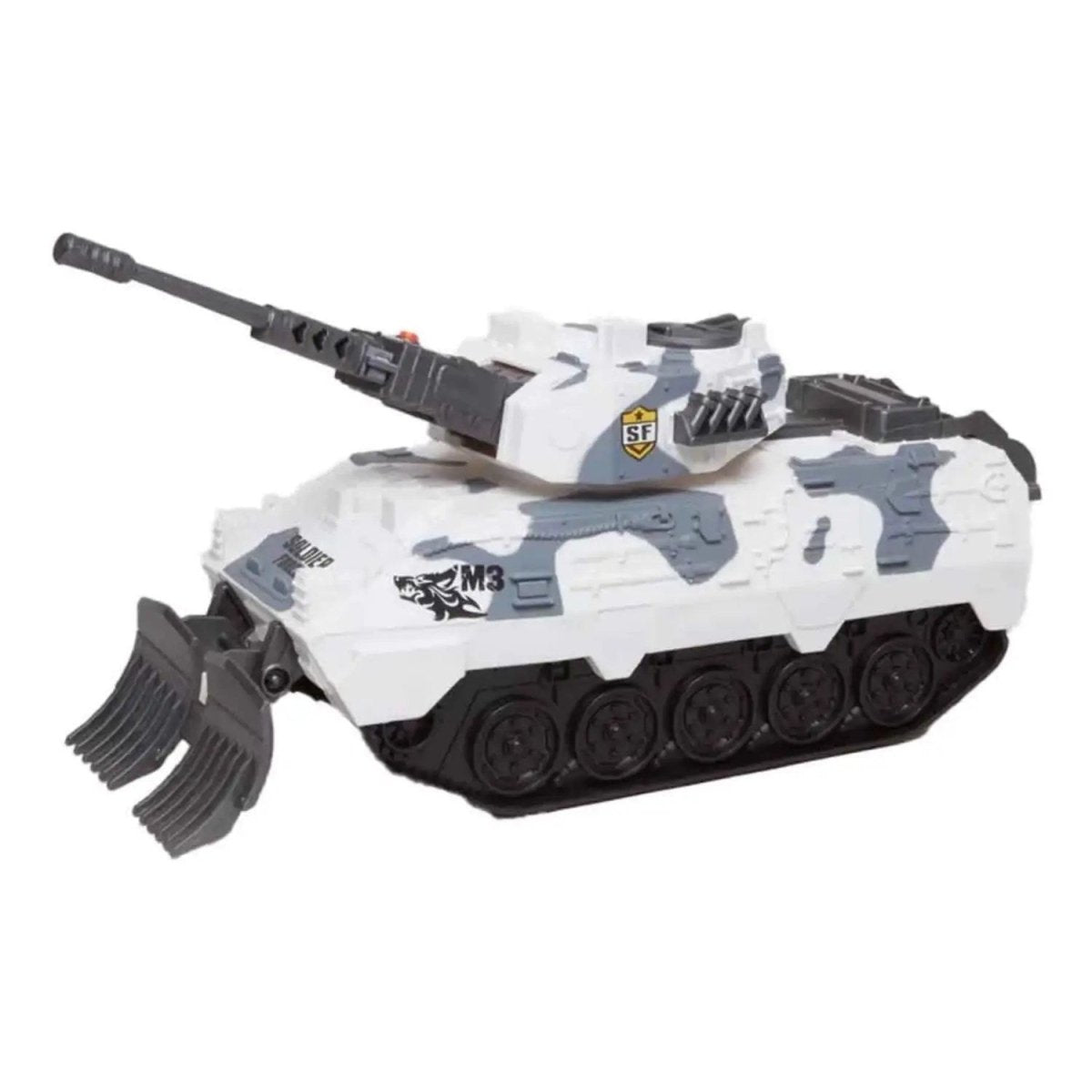 Soldier Force Desert Tank: Sesli ve Işıklı Askeri Oyun Seti (38 cm) - Roket Oyuncak