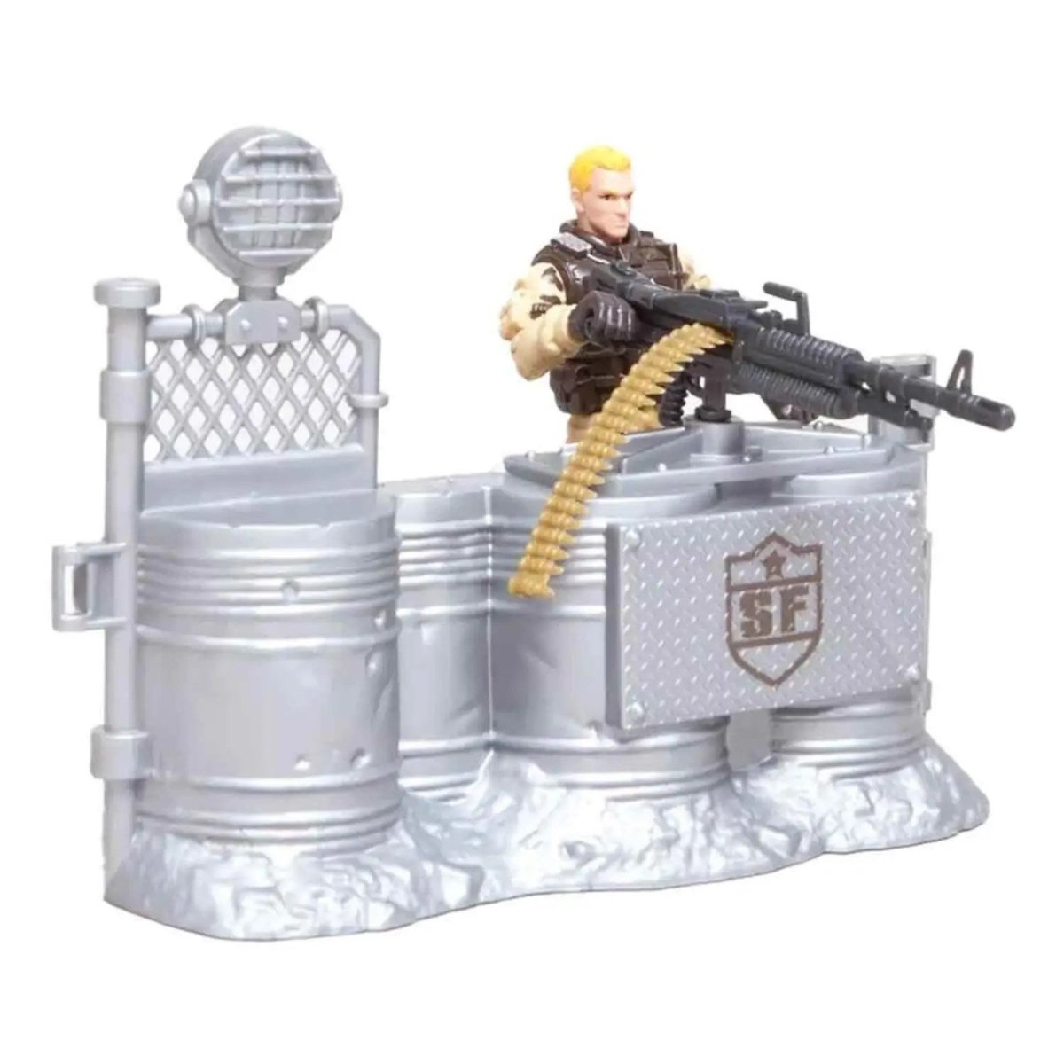 Soldier Force Desert Tank: Sesli ve Işıklı Askeri Oyun Seti (38 cm) - Roket Oyuncak