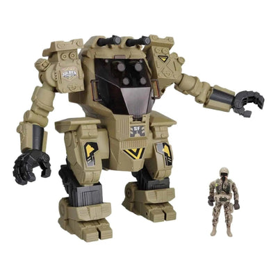 Soldier Force Exobot Savaş Robotu Sesli ve Işıklı Oyun Seti - Roket Oyuncak