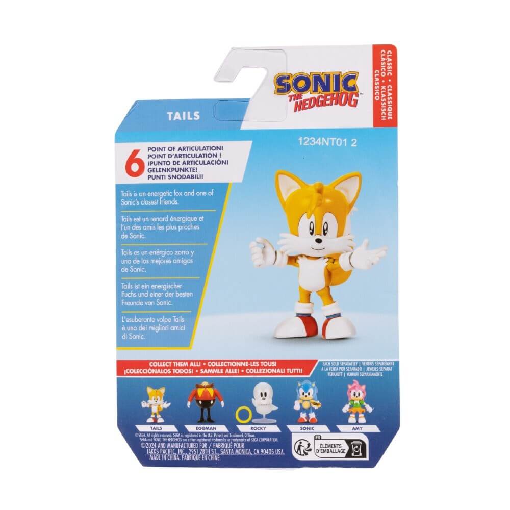 Sonic 6 Cm Aksiyon Figürler S19 Tails - Roket Oyuncak