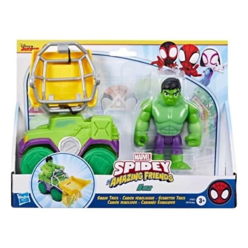 Spidey and His Amazing Friends Araç ve Figür Hulk F7457 - Roket Oyuncak