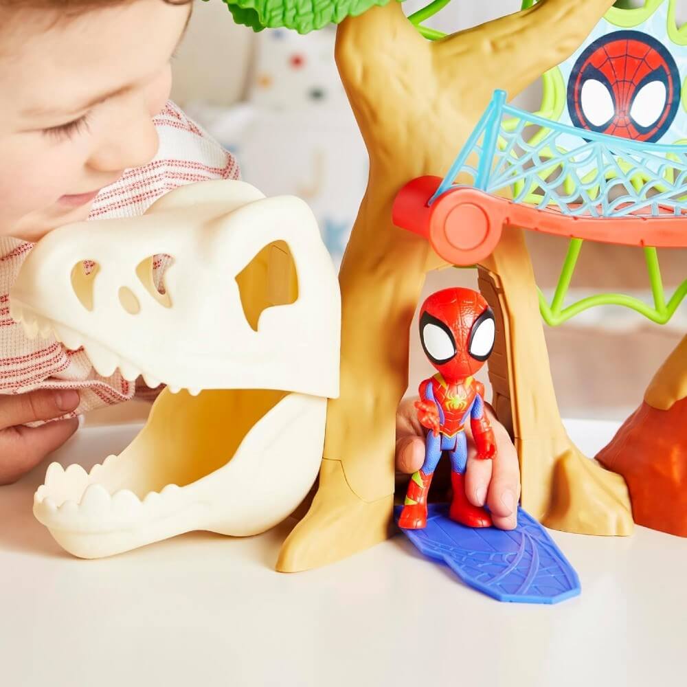 Spidey and His Amazing Friends Dino Wbs Ağaç Evi F9477 - Roket Oyuncak