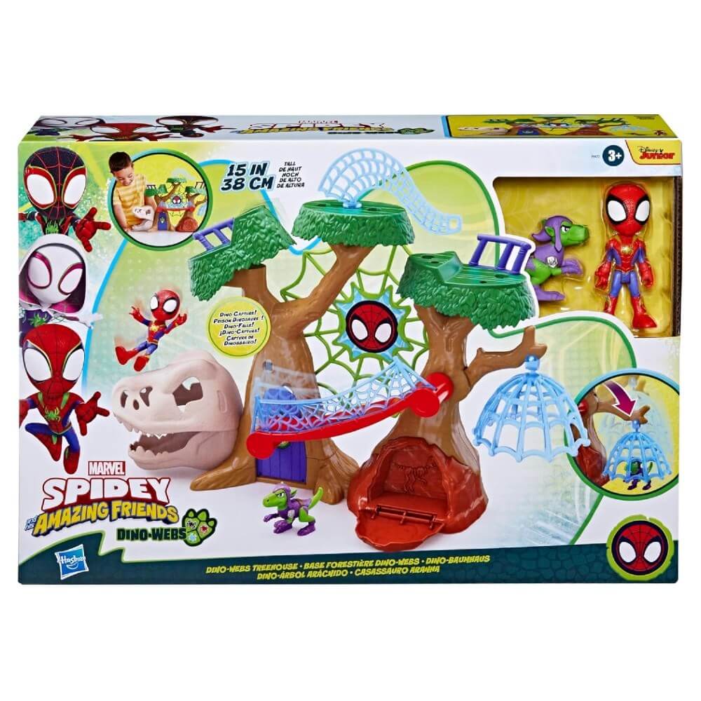 Spidey and His Amazing Friends Dino Wbs Ağaç Evi F9477 - Roket Oyuncak