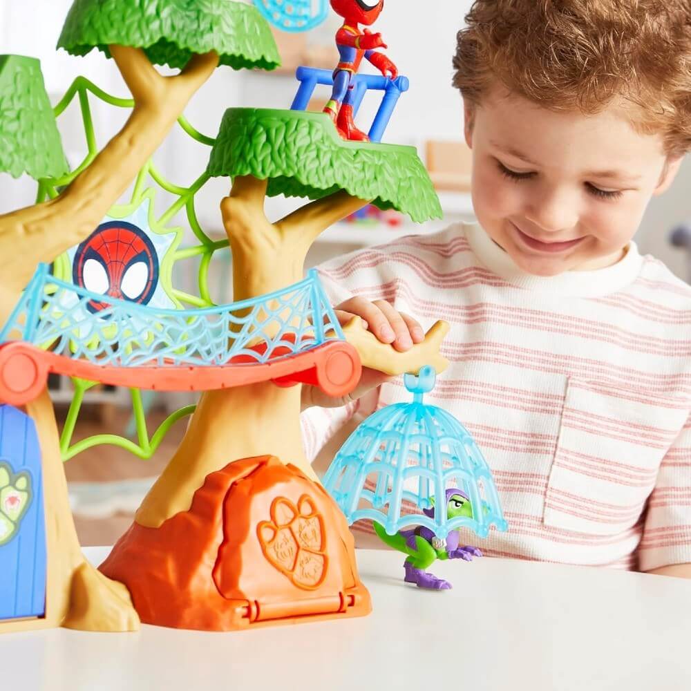 Spidey and His Amazing Friends Dino Wbs Ağaç Evi F9477 - Roket Oyuncak
