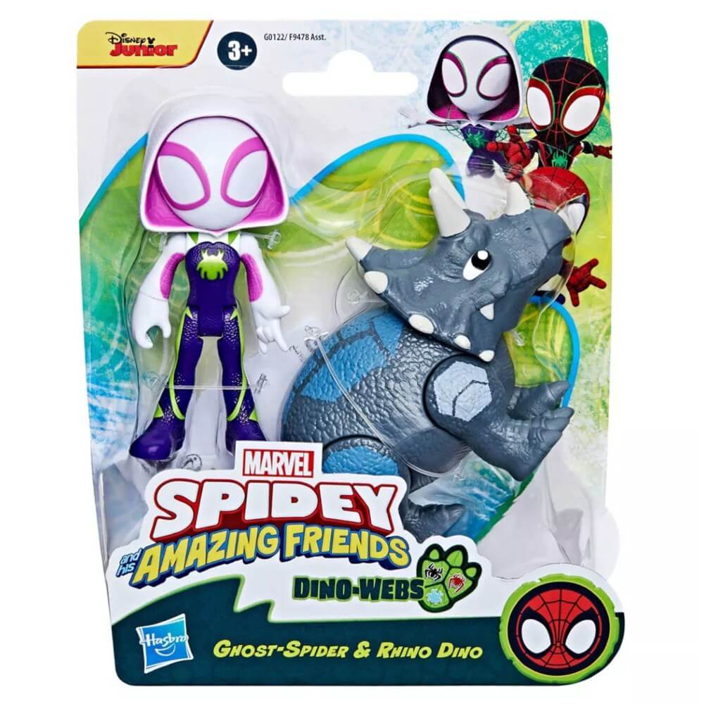 Spidey and His Amazing Friends Dino Webs Ghots - Spider G0122 - Roket Oyuncak