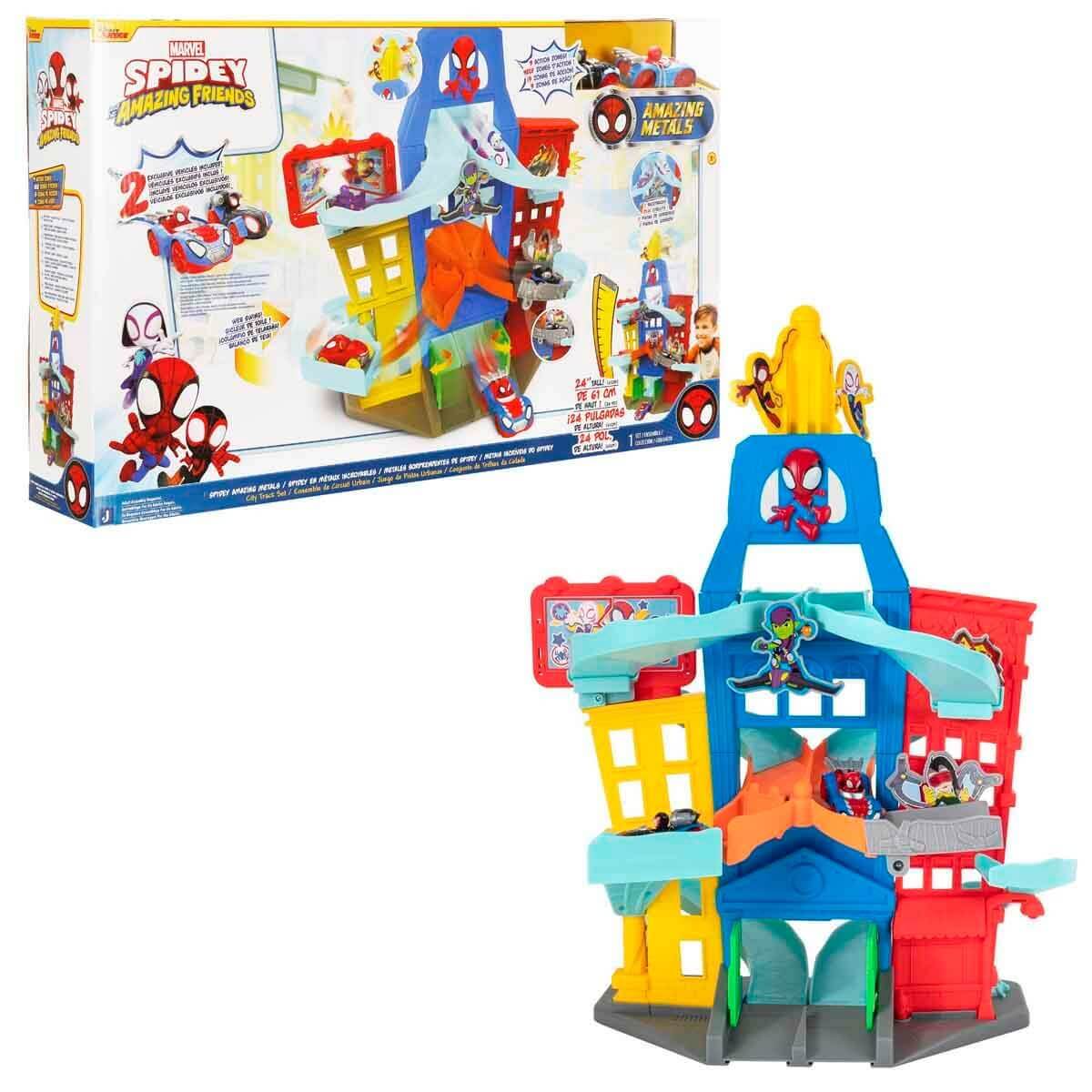 Spidey Die Cast Araba Oyun Seti 61 Cm PDY17000 - Roket Oyuncak