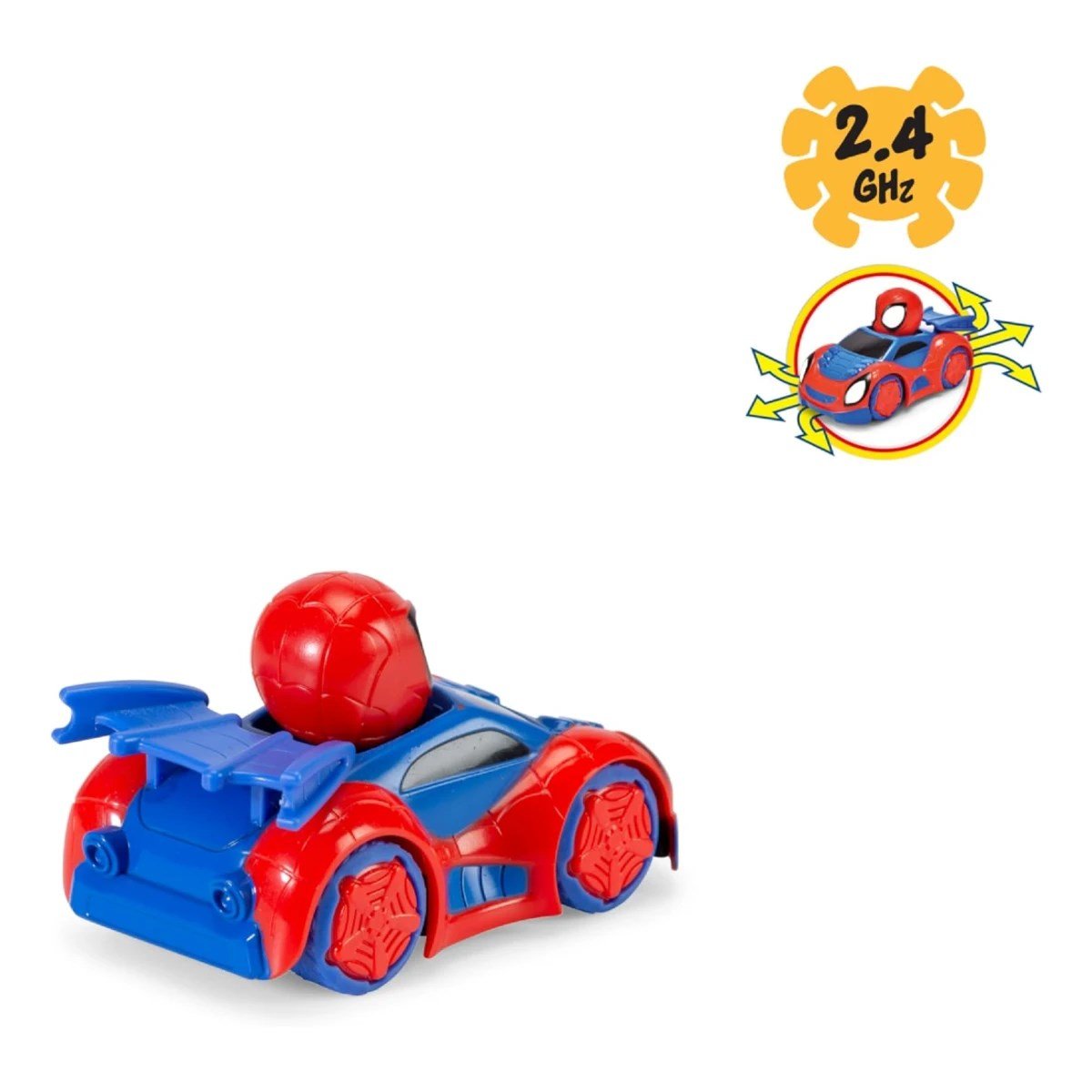 Spidey Uzaktan Kumandalı Web Crawler Aracı: 1:50 Ölçek 8 cm Marvel Lisanslı Hızlı Şarjlı RC Araba - Roket Oyuncak