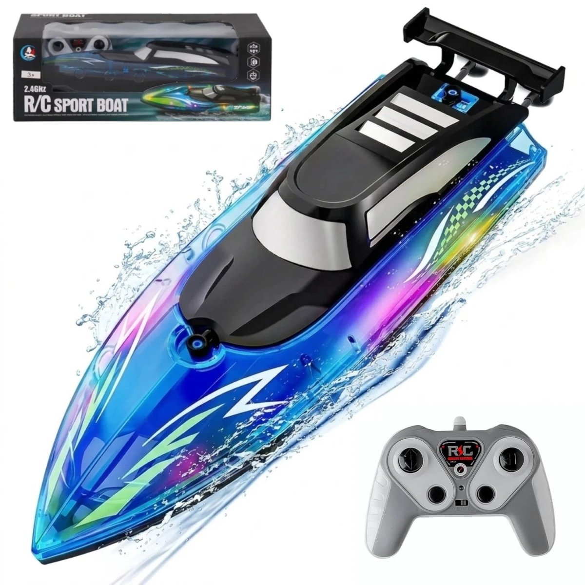 Sport Boat Uzaktan Kumandalı Tekne - Mavi - Roket Oyuncak