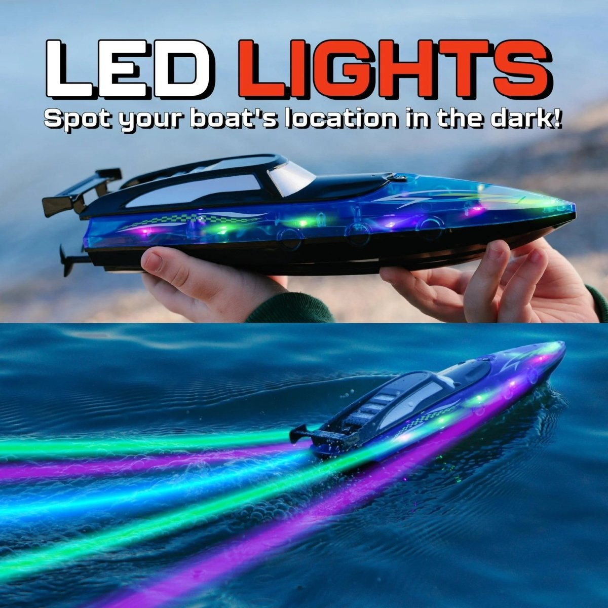 Sport Boat Uzaktan Kumandalı Tekne - Mavi - Roket Oyuncak