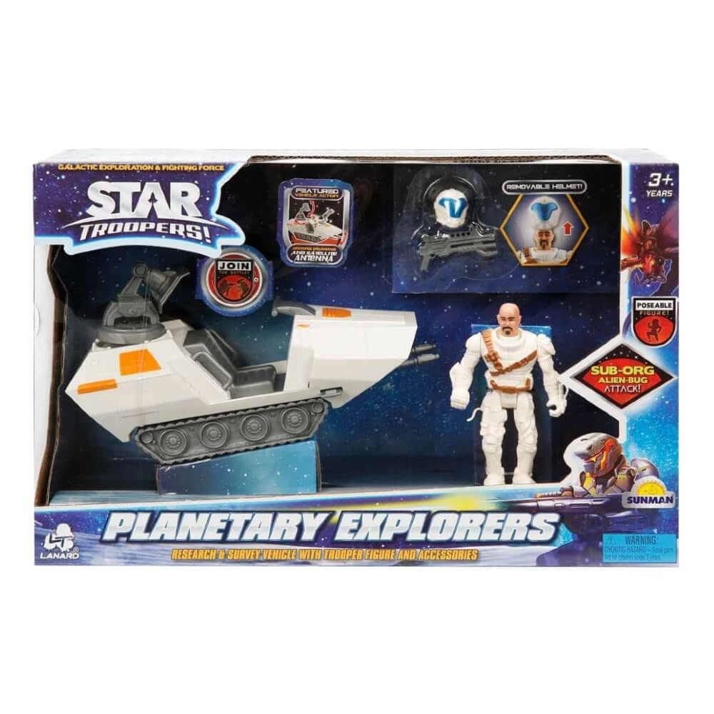 Star Troopers Gezegen Kaşifleri Figür ve Araç Antenna - Roket Oyuncak