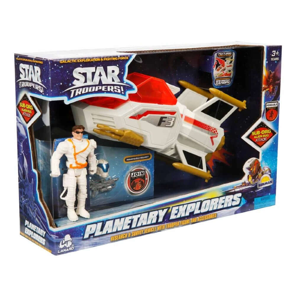 Star Troopers Gezegen Kaşifleri Figür ve Araç Conapy - Roket Oyuncak
