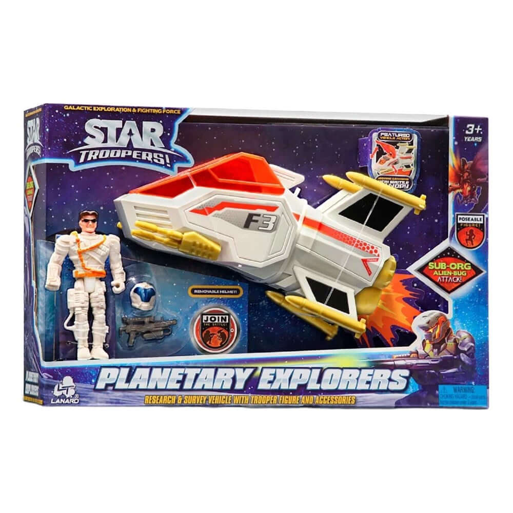 Star Troopers Gezegen Kaşifleri Figür ve Araç Conapy - Roket Oyuncak
