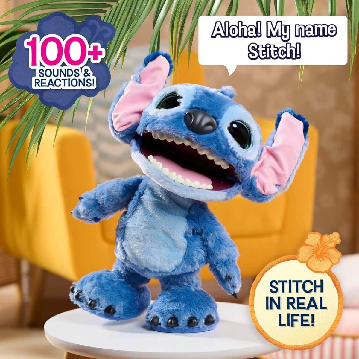 Stitch Sesli 43 Cm Ultimate İnteraktif Peluş 100+ Ses ve Tepki - Roket Oyuncak