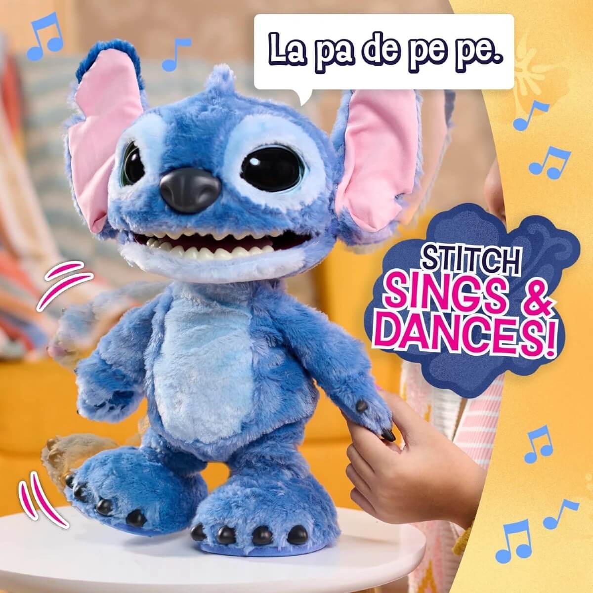 Stitch Sesli 43 Cm Ultimate İnteraktif Peluş 100+ Ses ve Tepki - Roket Oyuncak