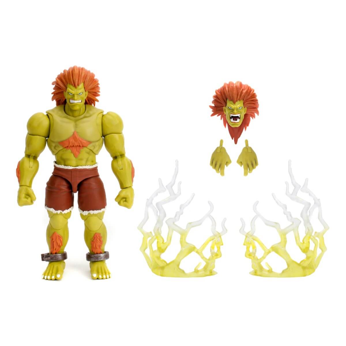 Street Fighter II Blanka 19 Cm Koleksiyon ve Aksiyon Figürü - Roket Oyuncak
