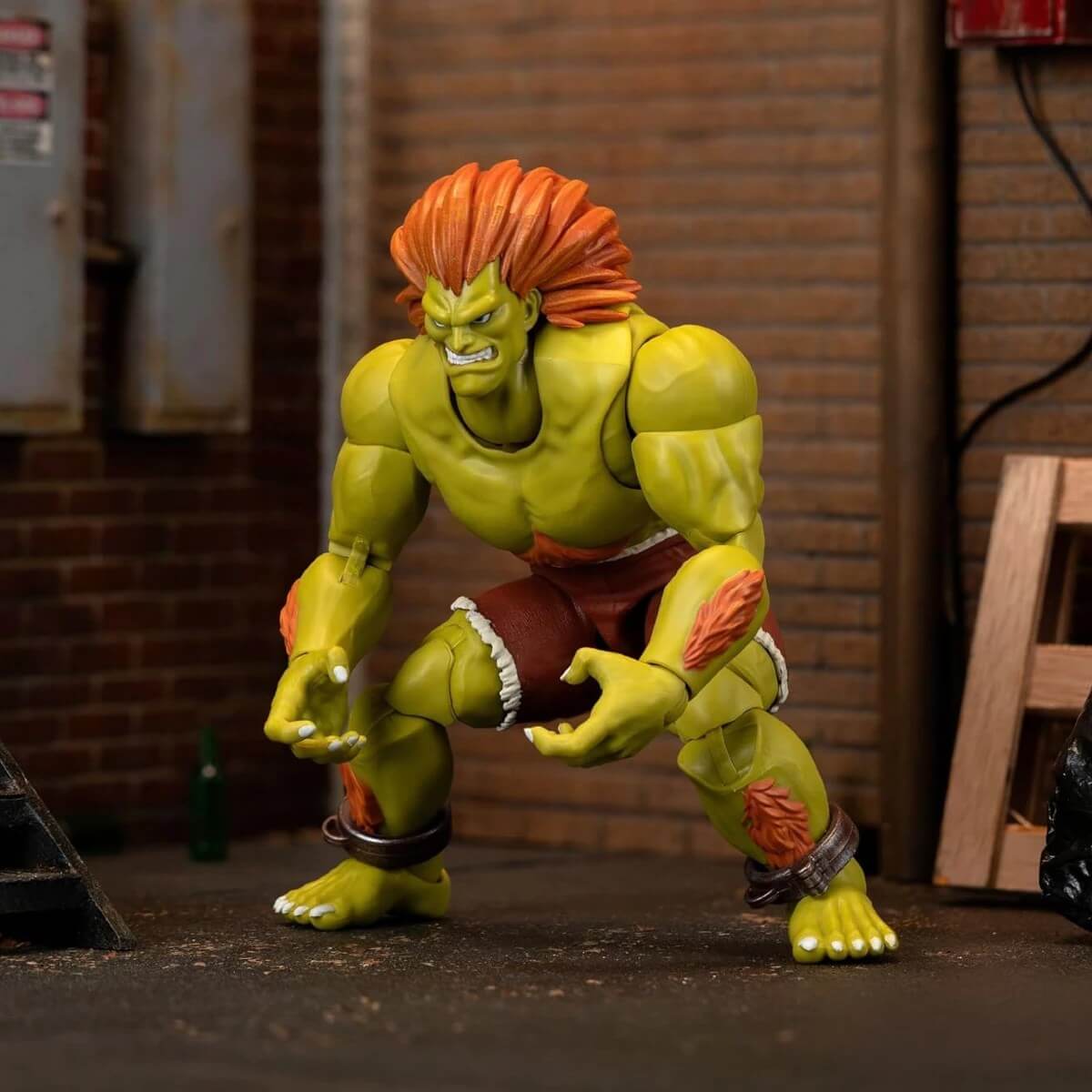 Street Fighter II Blanka 19 Cm Koleksiyon ve Aksiyon Figürü - Roket Oyuncak