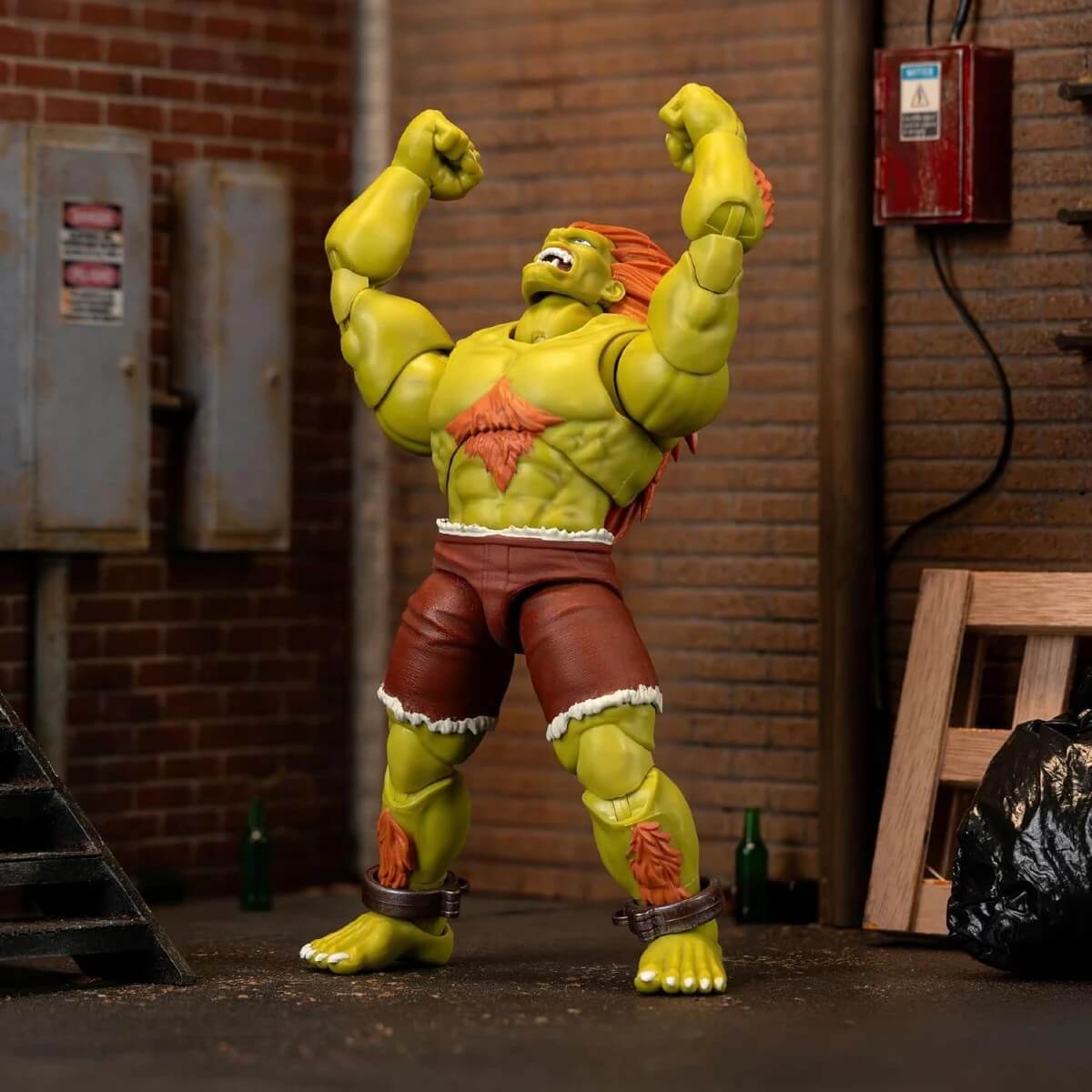 Street Fighter II Blanka 19 Cm Koleksiyon ve Aksiyon Figürü - Roket Oyuncak