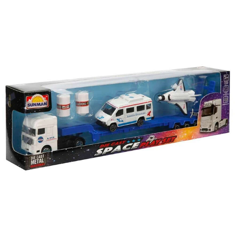 Sunman Aerospace Transporter Tır Uzay Seti Uzay Aracı - Roket Oyuncak